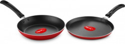 Pigeon Pigeon Duo Pack Nonstick cookware set , Fry pan and tawa Cookware Set(Aluminium, 2 - Piece)