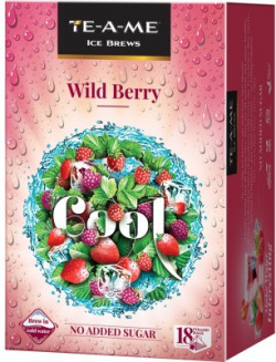 TE-A-ME Cool Wild Berry Iced Tea Box(18 Bags)