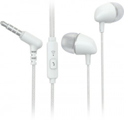 Flipkart SmartBuy Wired Headset With Mic(White, In the Ear)