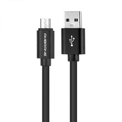 (Renewed) Ambrane ACM-29 Charge and Sync Cable (Black)