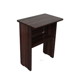 CELLBELL Wooden Folding Computer Table for Laptop Study Office Desk[Brown]