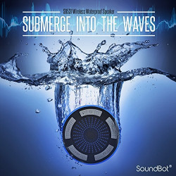 SoundBot SB531 Bluetooth Wireless Floating Speaker with FM Radio and LED (Grey)
