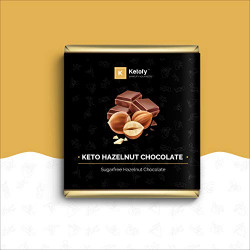 Ketofy - Hazelnut Keto Chocolate (10g) | Sugar - Free Ultra Low Carb Chocolate