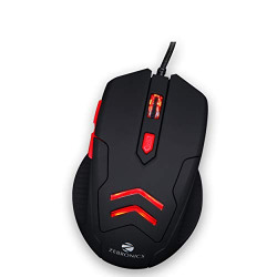Zebronics Zeb Feather Optical USB Gaming Mouse with Pad