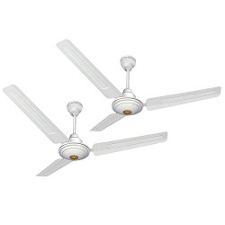 Activa 1200mm High Speed 390 Rpm Bee Approved 5 Star Rated Apsra Ceiling Fan White 2 Year Warranty Pack Of 2