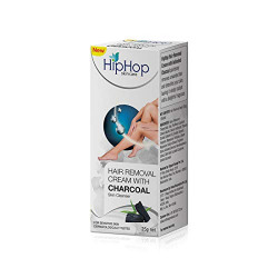 HipHop Hair Removal Cream with Charcoal - 25g, Sensitive Skin - (Pack of 2)