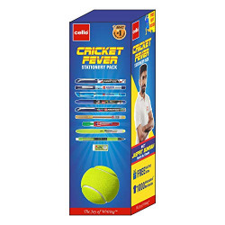 Cello Cricket Fever Stationery Box with Ball + Scratch Card to meet Bumrah