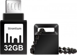 Strontium 32 GB USB 3.1 32 GB OTG Drive(Black, Type A to Micro USB)