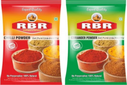 RBR Premium Mix Spices-Chilli(Mirchi), Coriander(Dhaniya) 400g Each, (800g)(2 x 400 g)