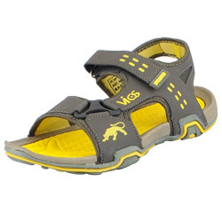 VIOS Men's Mehendi Yellow Sandals 260004-41