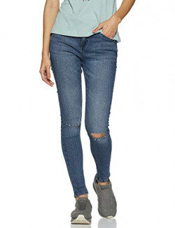 Amazon Brand - Inkast Denim Co. Women's Skinny Jeans (in-WMSK- 04_Medium Blue_30)