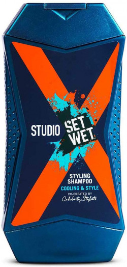 Set Wet Studio X Styling Shampoo For Men - Cooling and Style 180 ml
