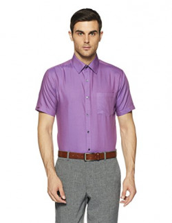 Park Avenue Men's Formal Shirt (8907663103074_PMSB09573-V6_39_Dark Violet)