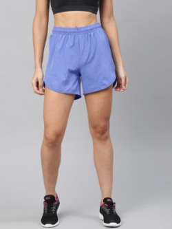 HRX by Hrithik Roshan Solid Women Blue Sports Shorts