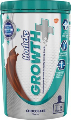 Horlicks Growth Plus Nutrition Drink(400 g, Chocolate Flavored)