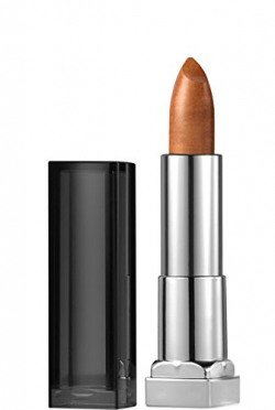 Maybelline New York Color Sensational Matte Metallic Lipstick, 10 Pure Gold, 3.9g