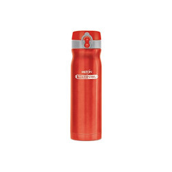 Milton Grace 500 Stainless Steel Water Bottle, 500ml/75mm, Red