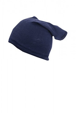 Krystle Boy's Cotton Slouchy Beanie Cap (Blue, Free Size)
