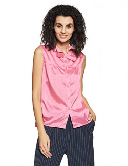 bYSI Women's Button Down Shirt (1055_Pink_12)