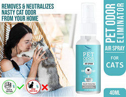 Clean Air Cat Odor Eliminating Air Spray for Pets Antiallergic - 40 ml