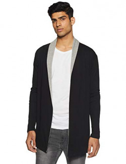 Accelrun Men's Jacket (ARSHG1523BLKGM_Black/Grey_XL)