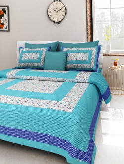  Jaipuri Cotton Bedsheets Upto 86% Off Starting ₹390