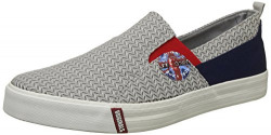 Lee Cooper Men's Grey Sneakers-8 UK/India (42 EU) (LC6537)