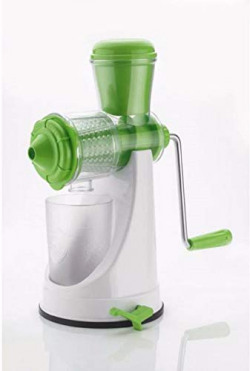 VR Speed Plastic Fruit & Vegetable Hand Juicer (Green, White)