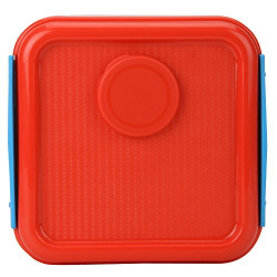 Jaypee Plus Snacker Plastic Sandwich Box, 250 ml, Red