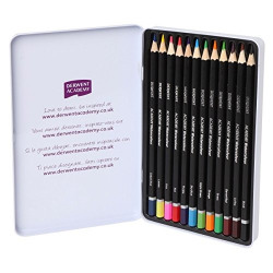DERWENT Academy Colouring Pencils Tin (Set of 12)