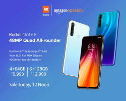 Live at 12pm : Redmi Note 8 from Rs.9999