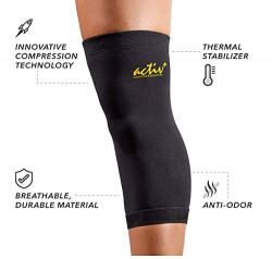 Activ+ Copper Infused Knee Brace/Knee Cap/Knee support for Men and Women for Knee Pain Relief