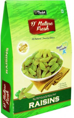D NATURE FRESH Green Raisins 500gm (Box) Raisins(500 g)