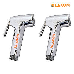 Klaxon Health Faucet Gun (Silver, Chrome Finish)-Pack of 2 Calida