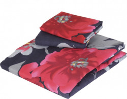 Bombay Dyeing 136 TC Polyester Double Floral Bedsheet - 57% OFF