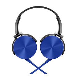Foxin FHM-302 Over-Ear Wired Stereo Headphone (Blue)