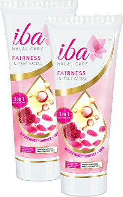 Iba Halal Care Fairness Instant Facial, 100g (Pack of 2)
