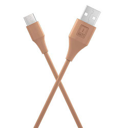 iBall IB-Type-C 2M USB Charge & Data Sync 2 Meter Long Fast Charging Cable (Desert Sand)