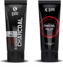 Beardo Activated Charcoal Peel Off Mask And Face Wash Combo(2 Items in the set)