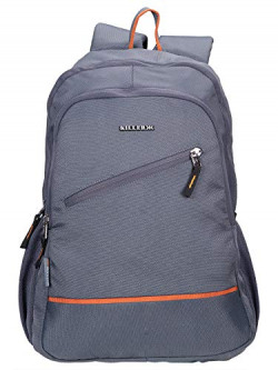Killer Polo Casual College Backpack Bag - 25 LTR Grey Polyester Backpack