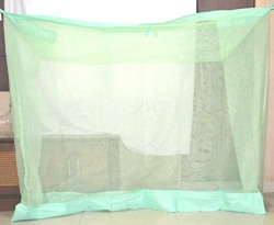 Shahji Creation Double Bed Mosquito Net, Green Color (6X6.5 Feet)