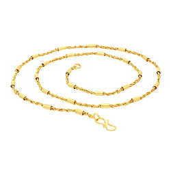 Sukkhi Gold Plated Chain for Men (Yellow) (C82237_D1)