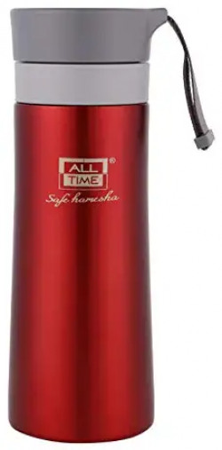 All Time Cresta Royal Stainless Steel Royal Bottle, 420ml/75mm, Red