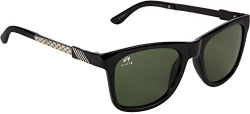 AISLIN® UV Protected Rectangular Unisex Sunglasses - (G15 Lens | Black-Gun Frame | Medium)