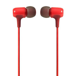 (Renewed) JBL E15 Signature Sound in-Ear Headphones with Mic (Red)