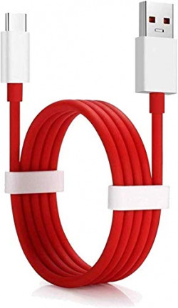 JGD PRODUCTS Dash Compatible Dash & OG Fast Charging and Sync USB Type C Cable Suitable for One Plus All Type C Devices (Dash Cable, RED)