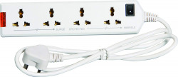 Havells 6A Four-Way Extension Board (White)
