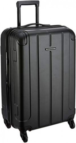 Teakwood ABS 28 cms Black Hardsided Check-in Luggage (TR_ABS_14_Black_M)
