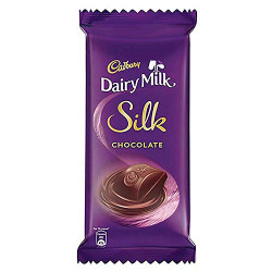 Cadbury Dairy Milk Silk Chocolate Bar, 2 x 150 g