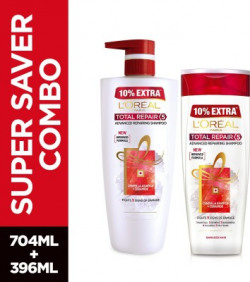 L'Oreal Paris Total Repair 5 Shampoo Plus Combo Pack(1100 ml)